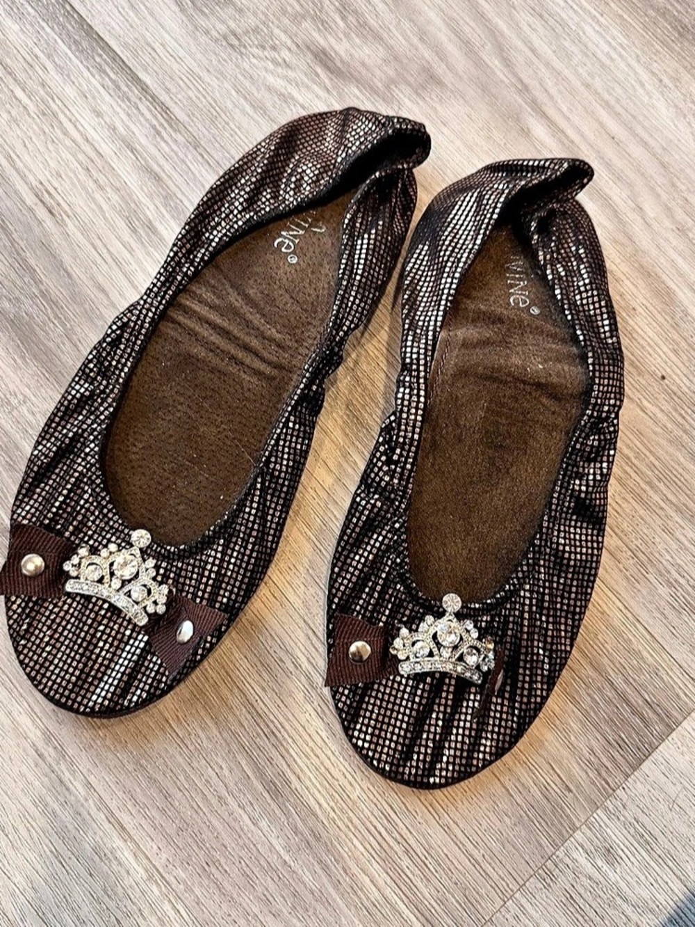 Foot Petals VIENNE Rollable Flats in Black & Brown
